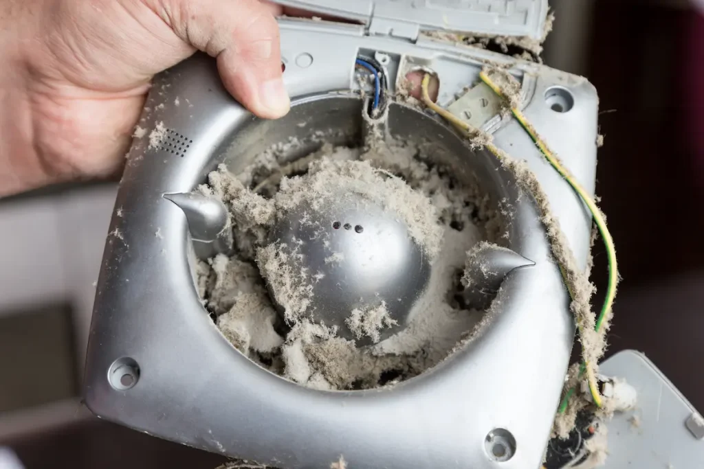 clogged dryer vent repair